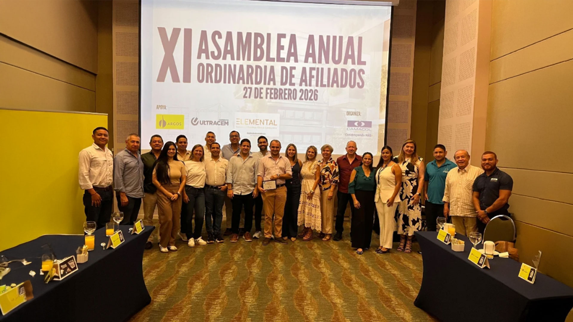 ALCIELO CONSTRUCTORA PARTICIPA EN LA XI ASAMBLEA ANUAL ORDINARIA DE AFILIADOS DE CAMACOL CÓRDOBA Y SUCRE